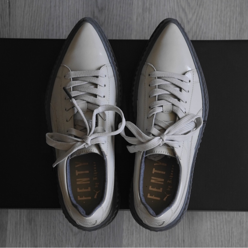 FENTY x Puma patent leather point-toe creepers